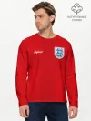 Мужской лонгслив базовый / Сборная Англии