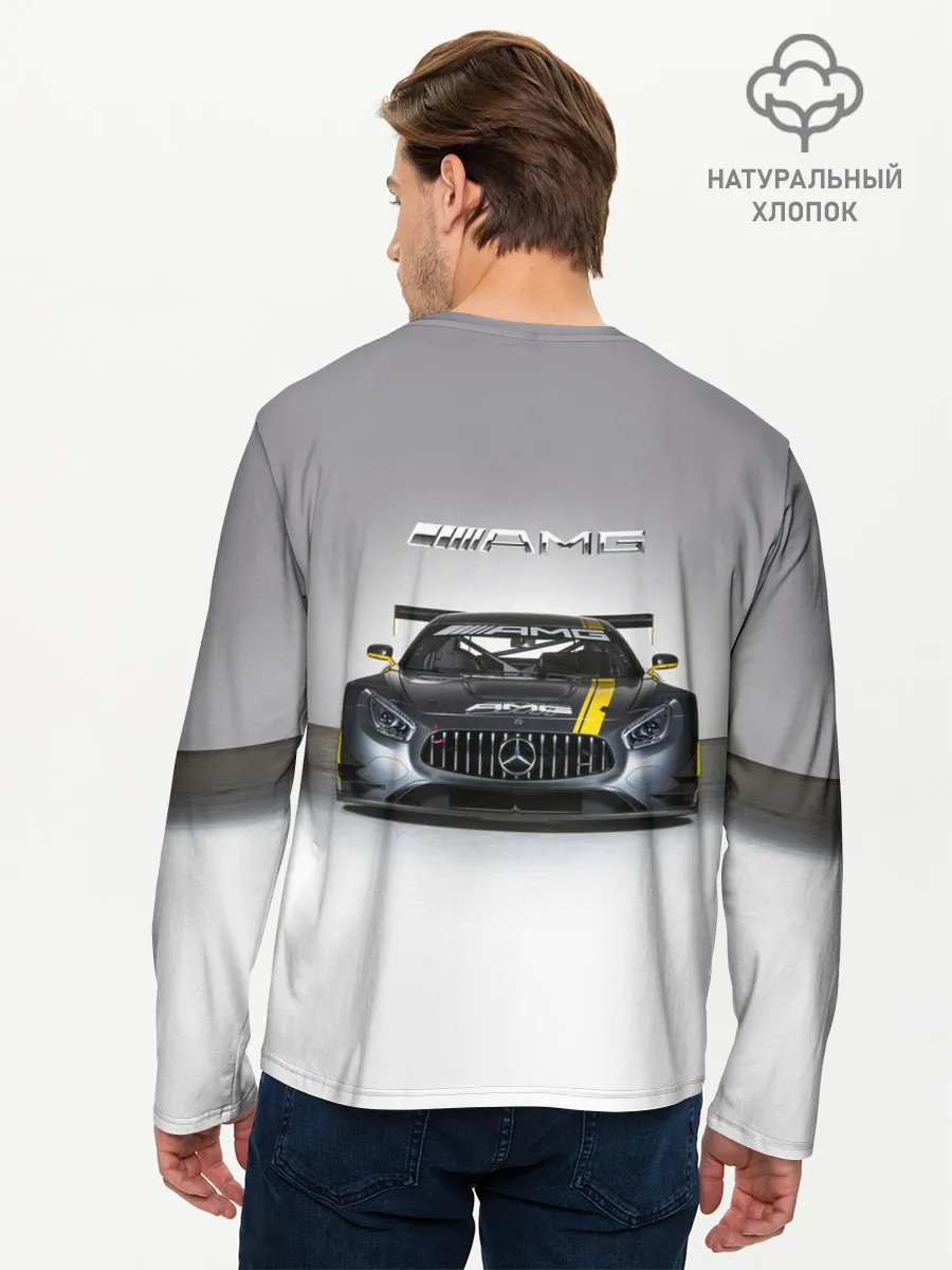 Мужской лонгслив базовый / AMG Motorsport