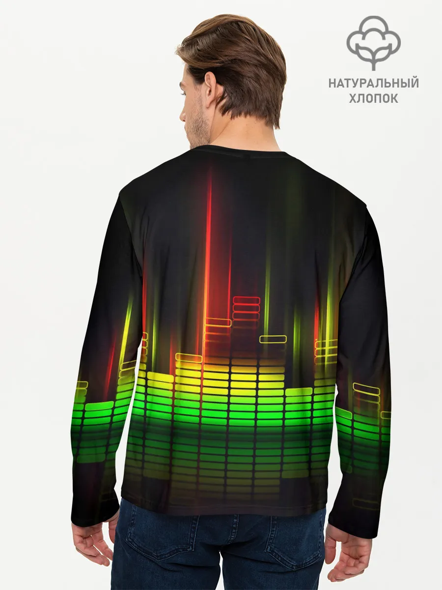 Мужской лонгслив базовый / эквалайзер