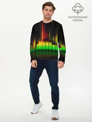 Мужской лонгслив базовый / эквалайзер