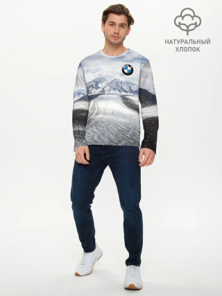 Мужской лонгслив базовый / BMW