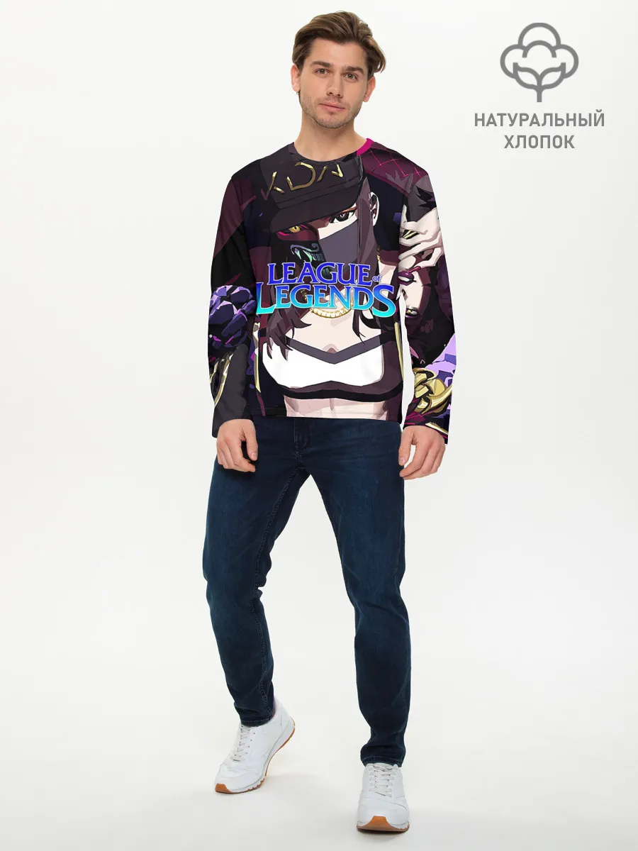 Мужской лонгслив базовый / League of Legends