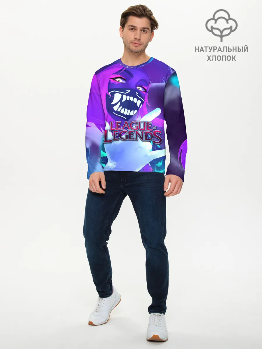 Мужской лонгслив базовый / League of Legends