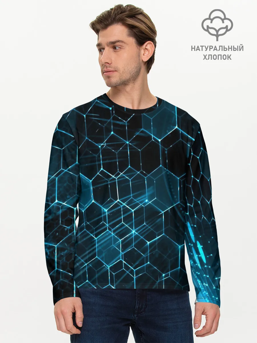 Мужской лонгслив базовый / Броня