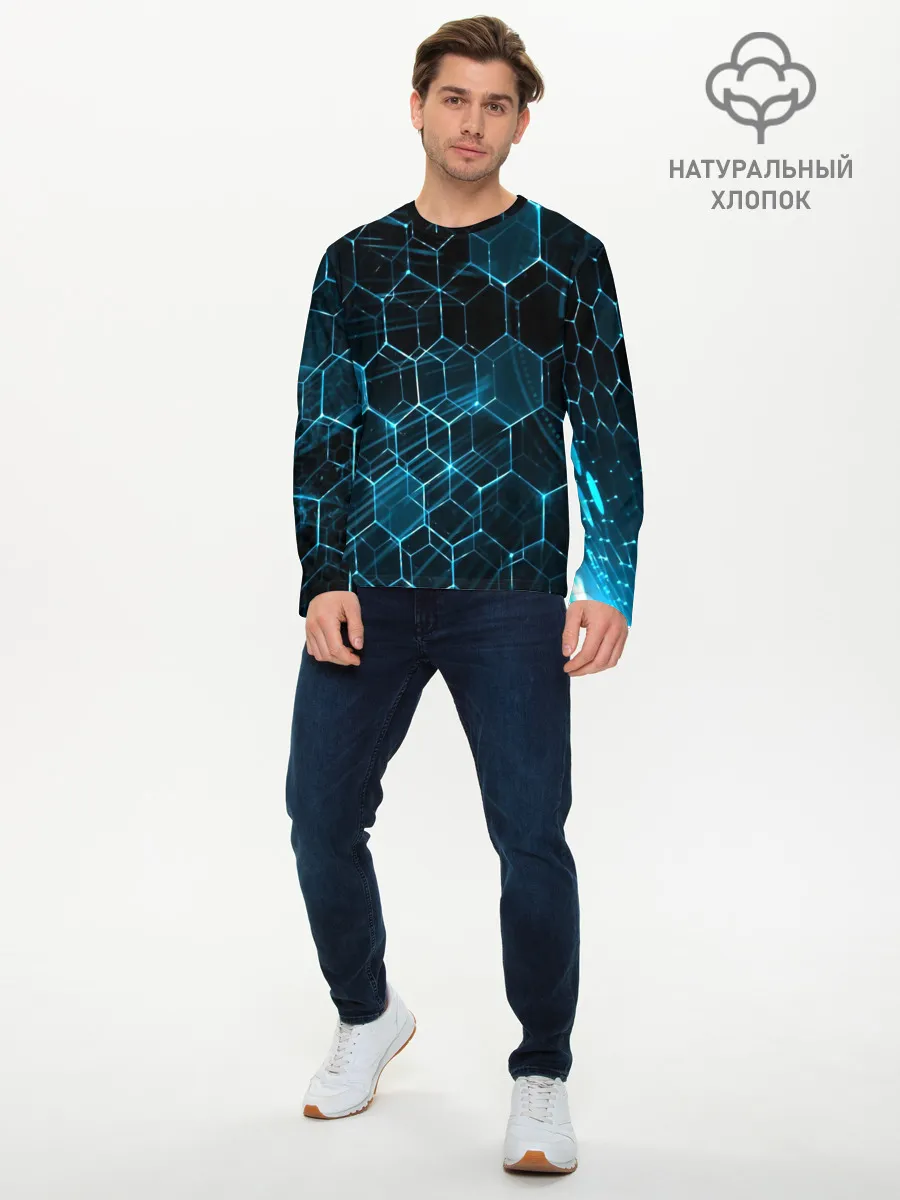 Мужской лонгслив базовый / Броня