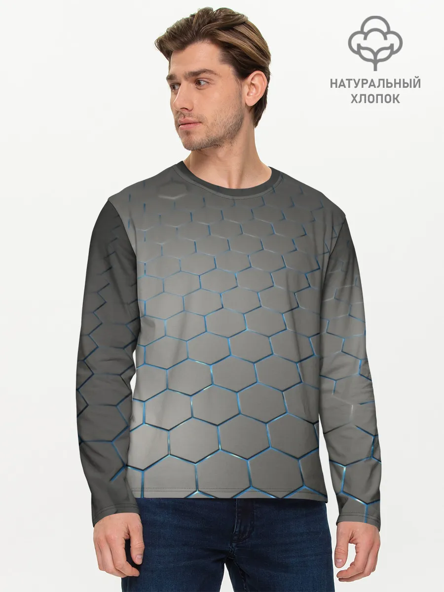 Мужской лонгслив базовый / СТАЛЬНЫЕ ГРАНИ