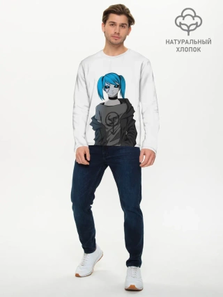 Мужской лонгслив базовый / Салии Фейс