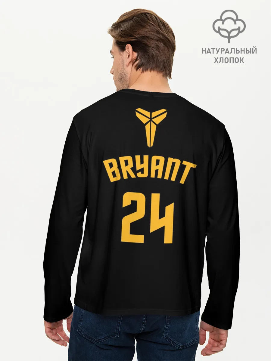 Мужской лонгслив базовый / Kobe Bryant black mamba