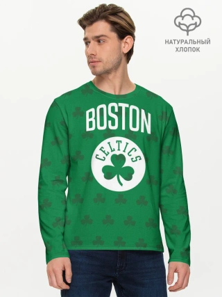 Мужской лонгслив базовый / Boston Celtics