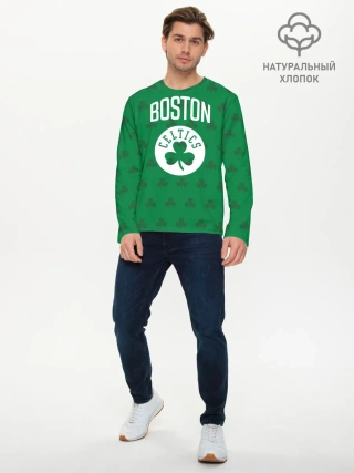 Мужской лонгслив базовый / Boston Celtics
