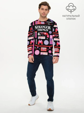 Мужской лонгслив базовый / STRANGER THINGS STARTER PACK