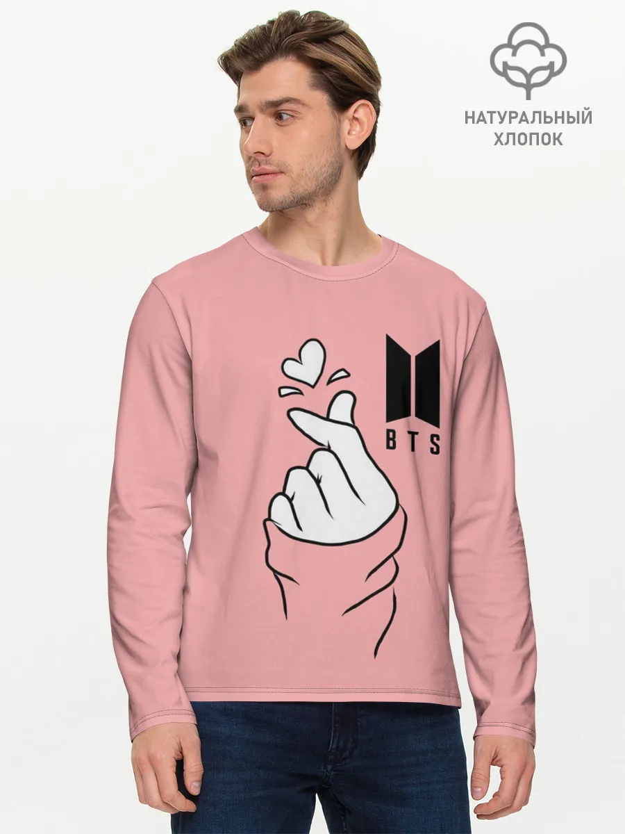 Мужской лонгслив базовый / BTS