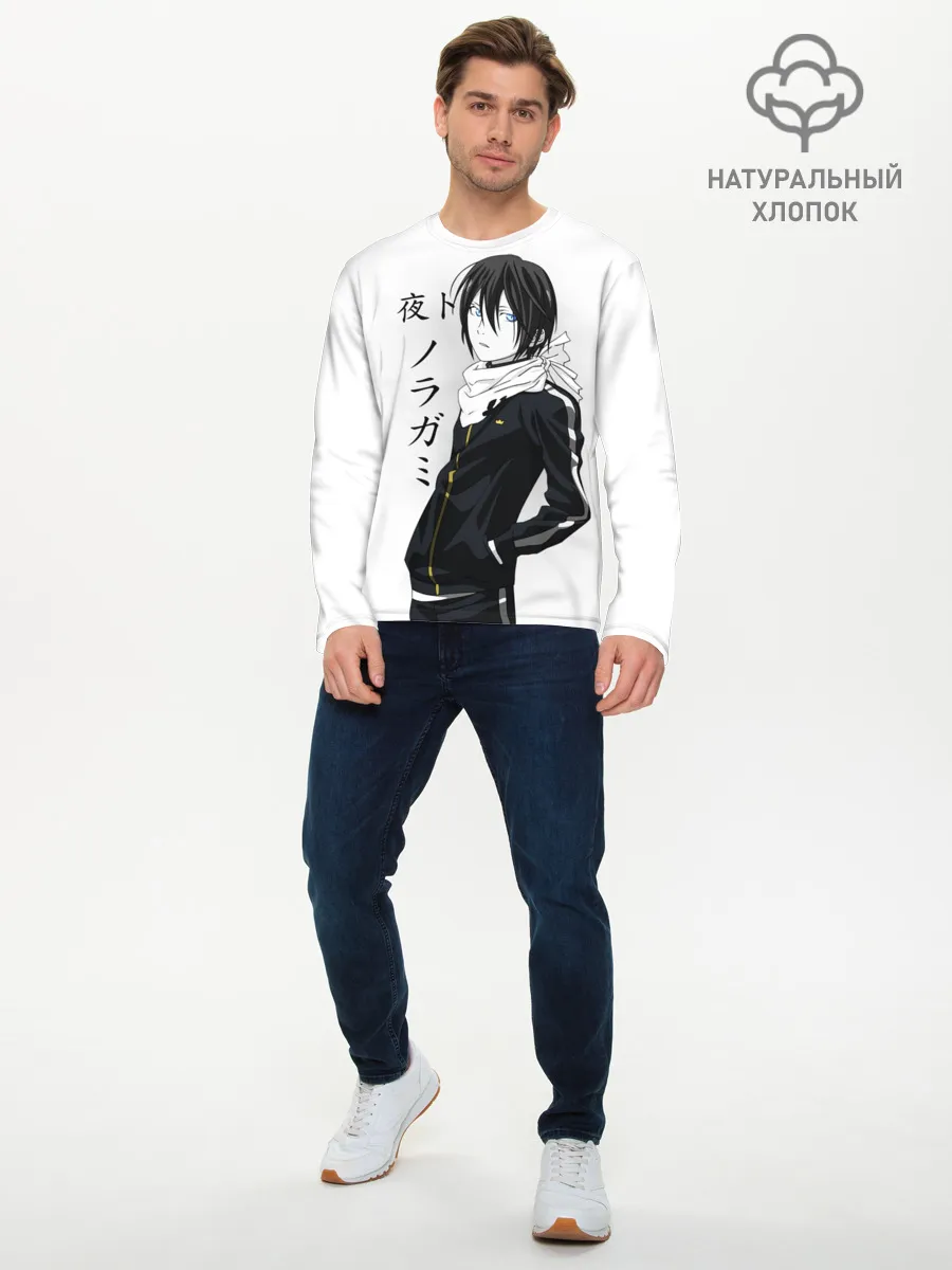 Мужской лонгслив базовый / ЯБОКУ. Манга