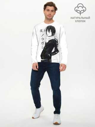 Мужской лонгслив базовый / ЯБОКУ. Манга