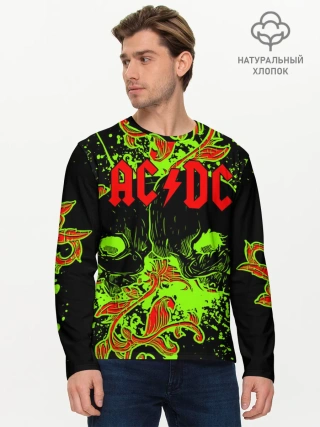 Мужской лонгслив базовый / AC/DC