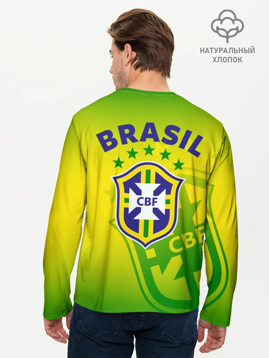Мужской лонгслив базовый / Бразилия