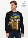 Мужской лонгслив базовый / Pikachu Detective