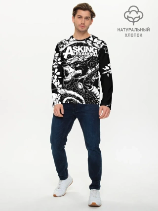 Мужской лонгслив базовый / Asking Alexandria