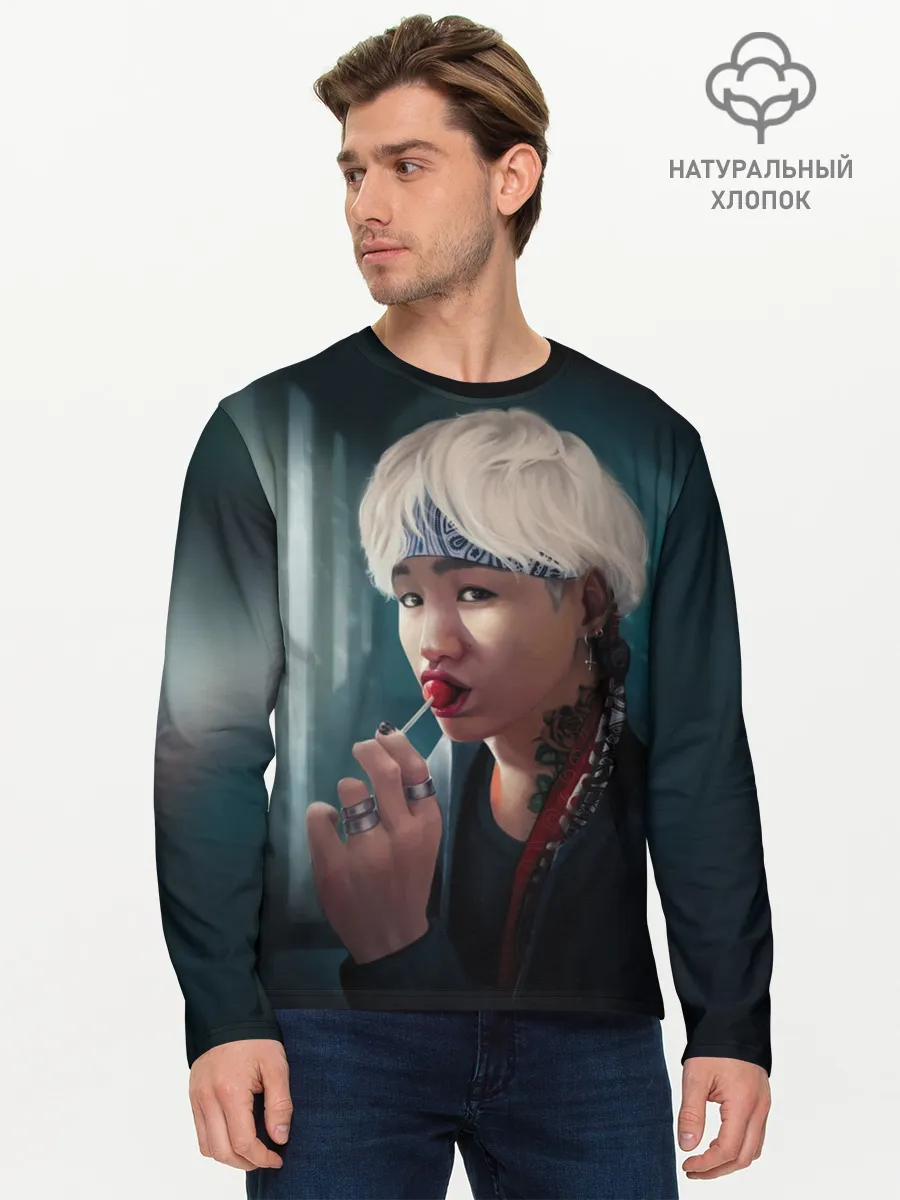 Мужской лонгслив базовый / Suga