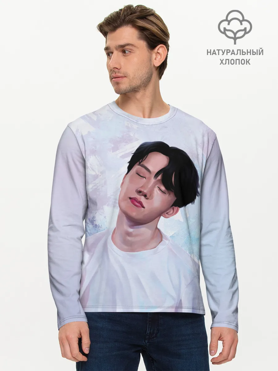 Мужской лонгслив базовый / BTS