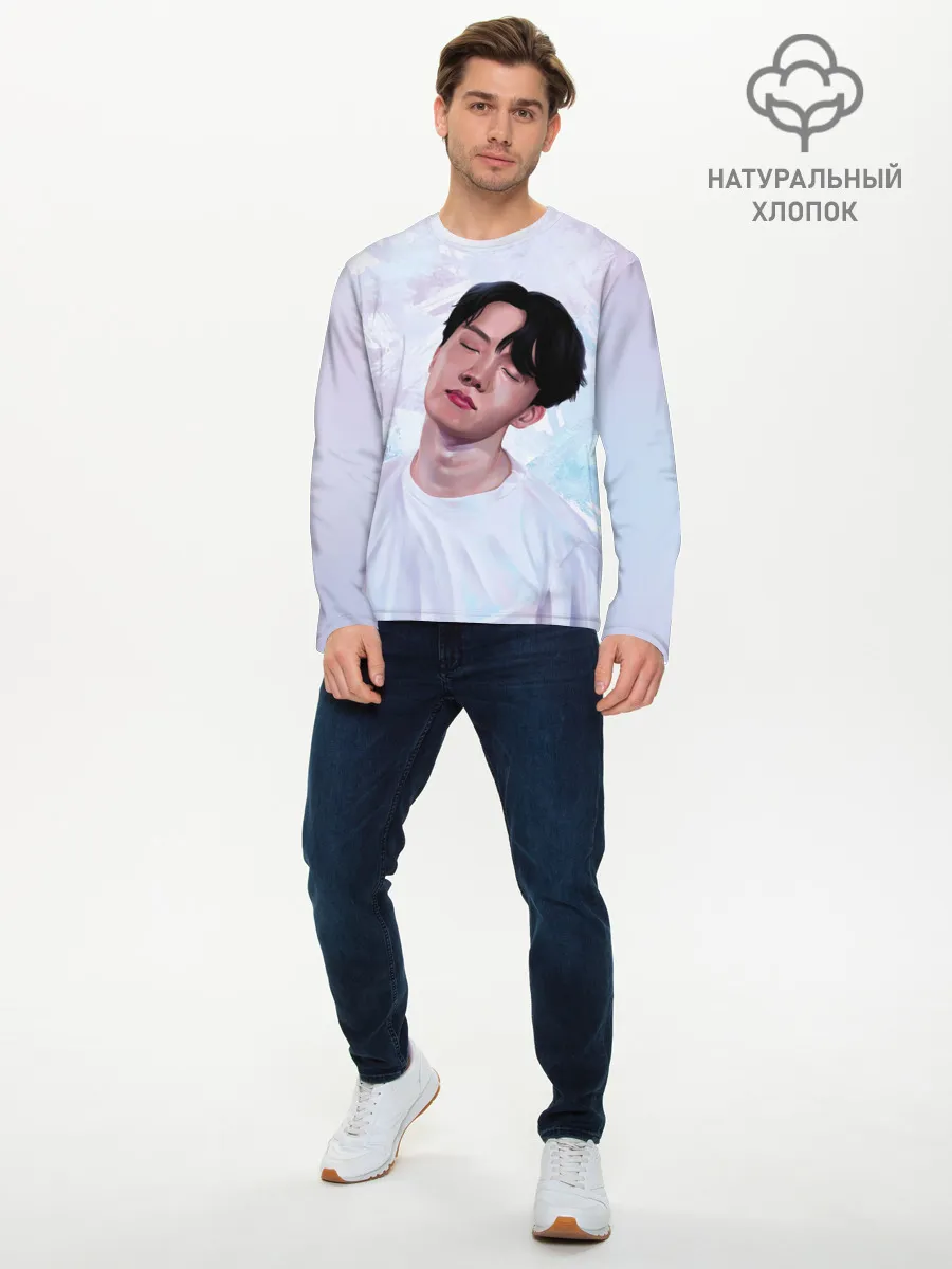 Мужской лонгслив базовый / BTS
