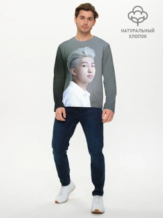 Мужской лонгслив базовый / БТС