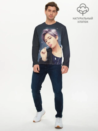 Мужской лонгслив базовый / Hair