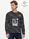Мужской лонгслив базовый / Fnatic - Jersey pro 2019
