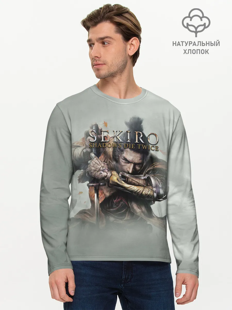 Мужской лонгслив базовый / Sekiro: Shadows Die Twice