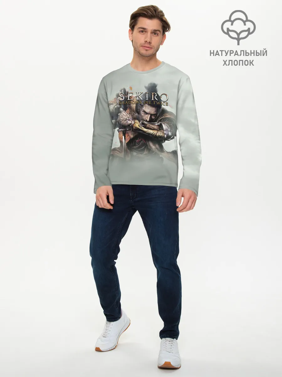 Мужской лонгслив базовый / Sekiro: Shadows Die Twice