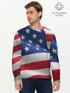 Мужской лонгслив базовый / USA