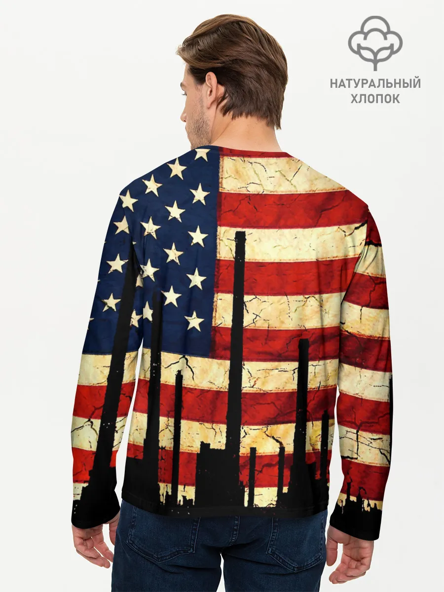 Мужской лонгслив базовый / USA URBAN