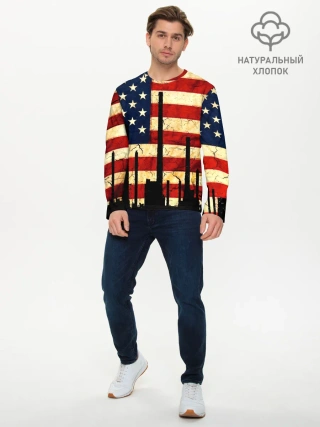 Мужской лонгслив базовый / USA URBAN