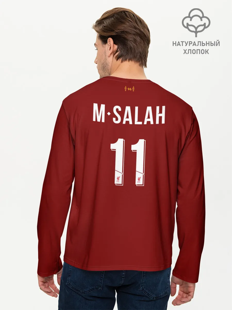 Мужской лонгслив базовый / М.Салах 19-20 home форма