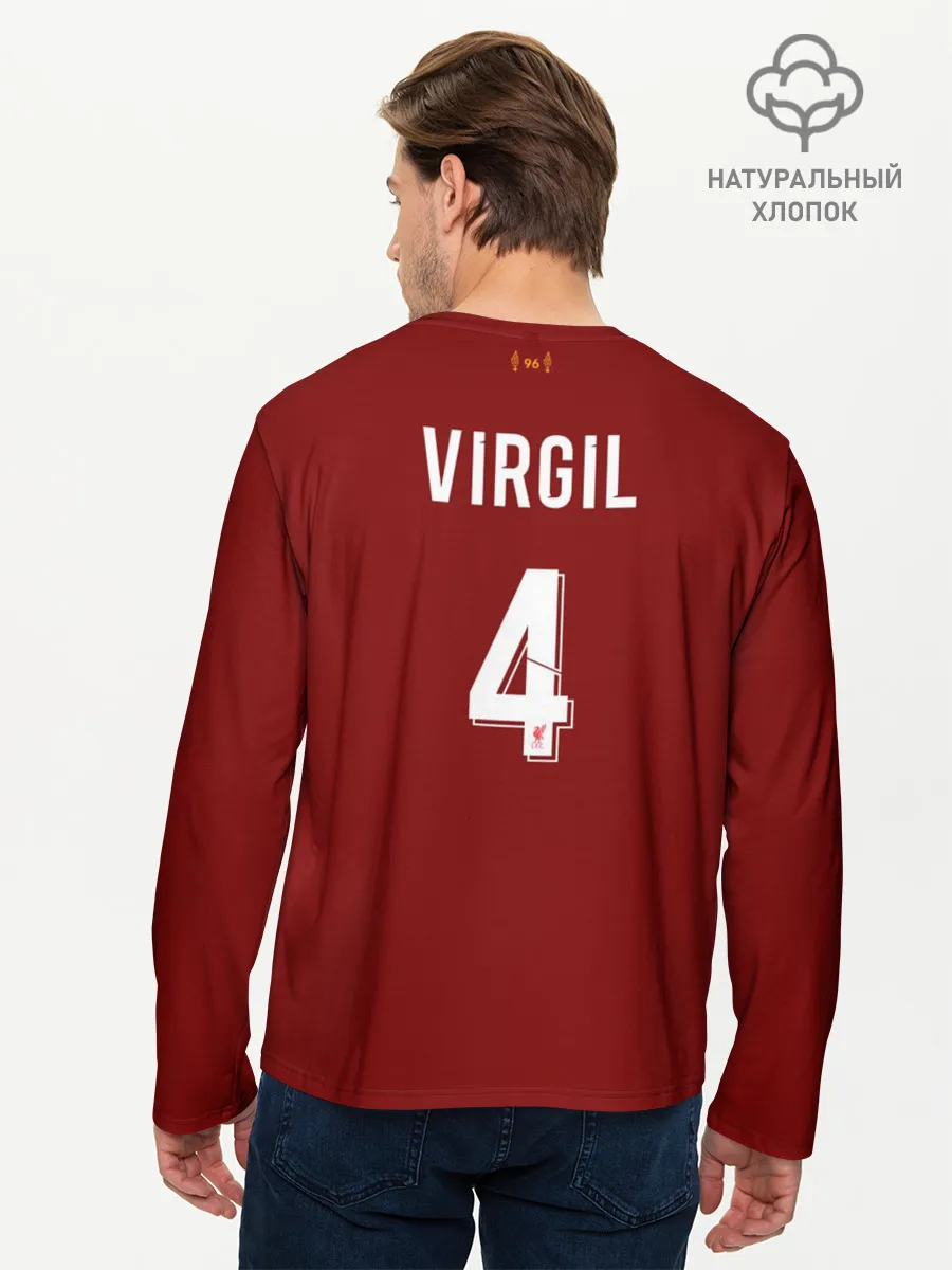 Мужской лонгслив базовый / Virgil van Dijk 19-20 форма