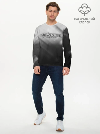 Мужской лонгслив базовый / CYBERPUNK 2077