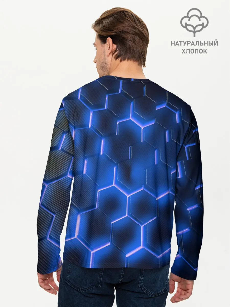 Мужской лонгслив базовый / НЕОНОВАЯ БРОНЯ