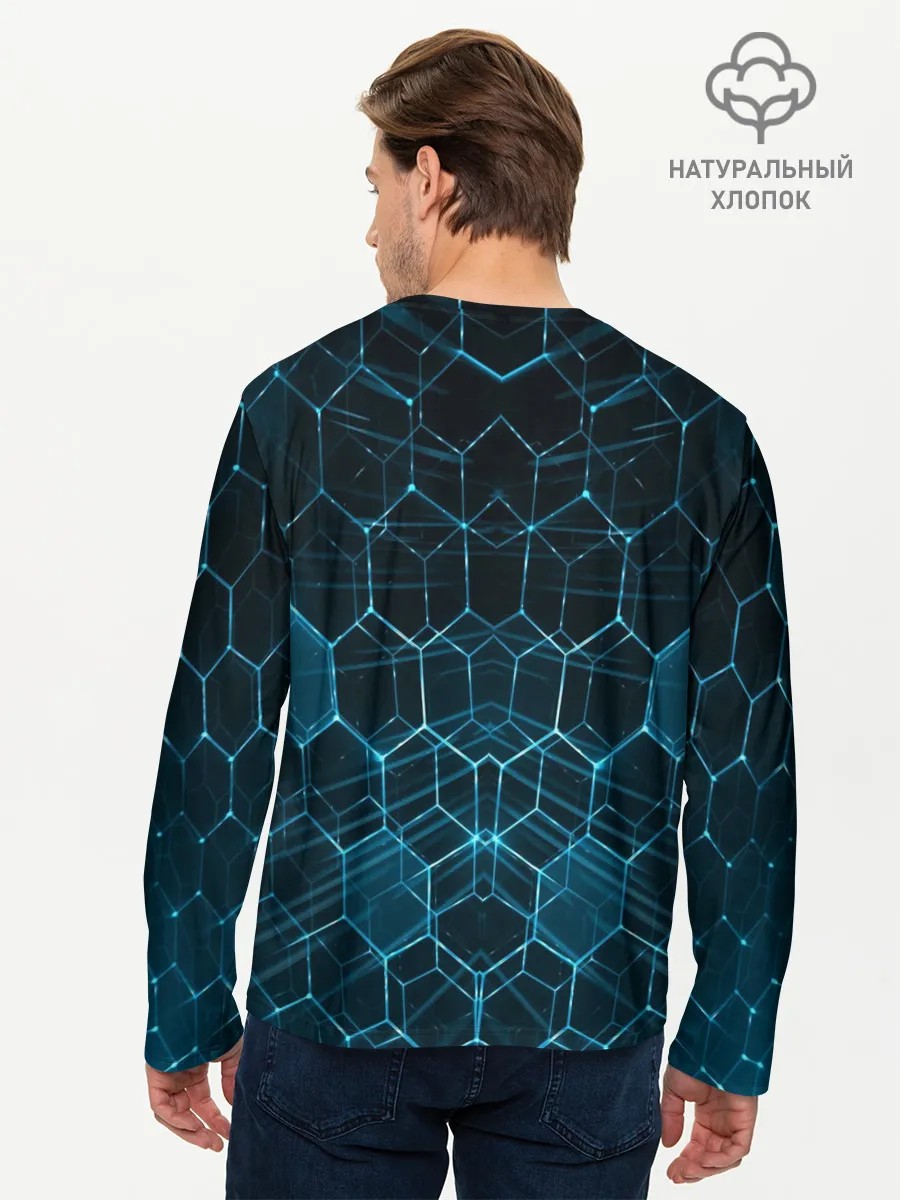 Мужской лонгслив базовый / НЕОНОВАЯ БРОНЯ
