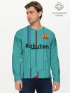 Мужской лонгслив базовый / Messi away 19-20