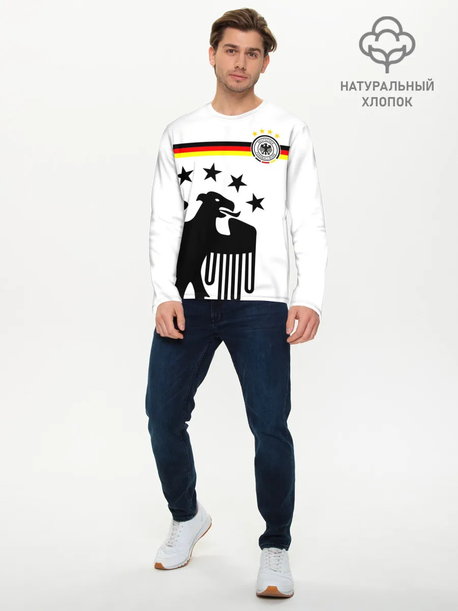 Мужской лонгслив базовый / Сборная Германии