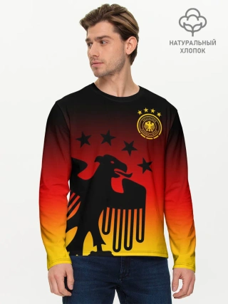 Мужской лонгслив базовый / Сборная Германии