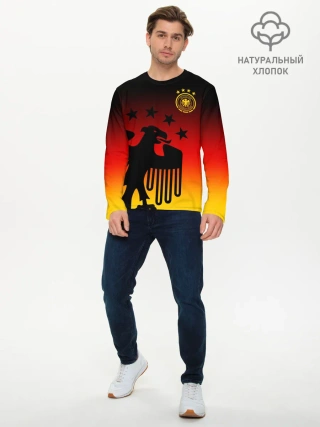 Мужской лонгслив базовый / Сборная Германии