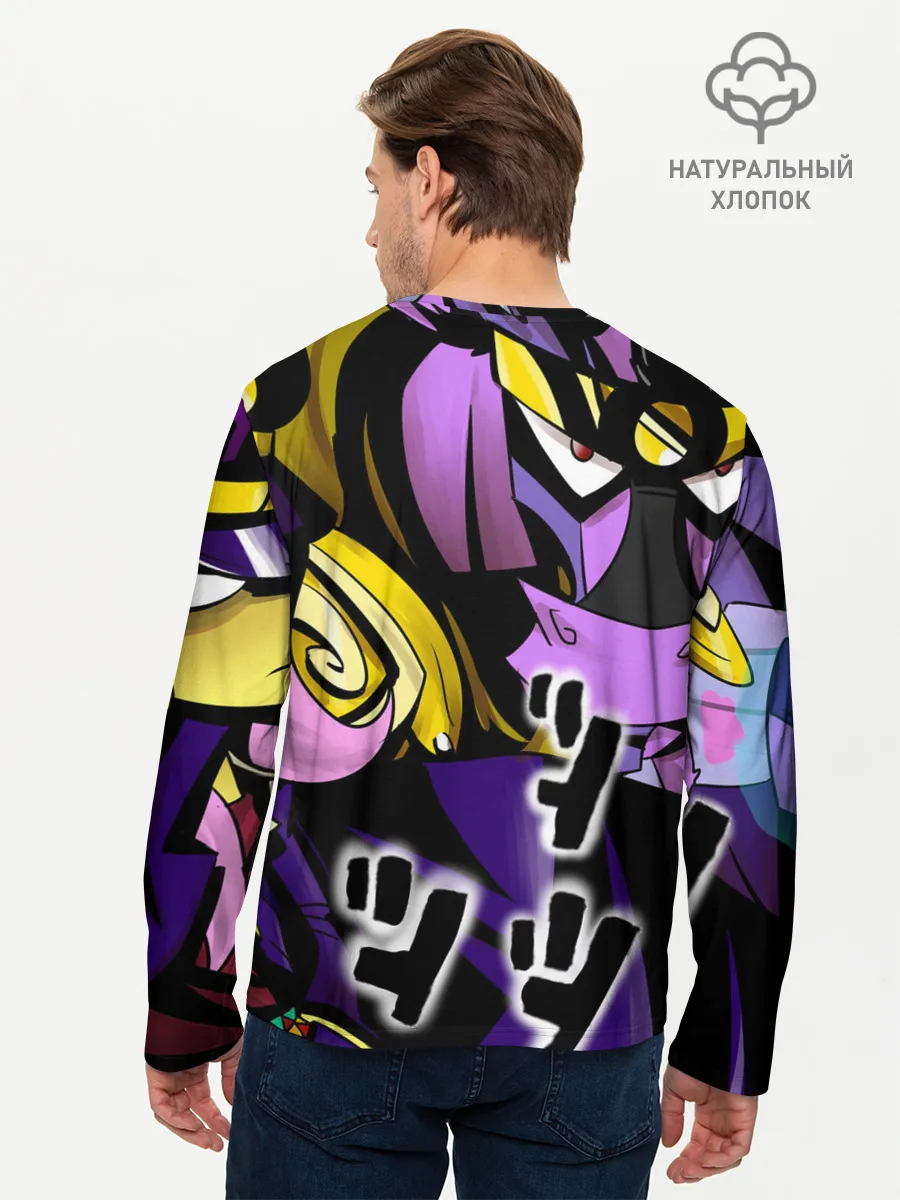 Мужской лонгслив базовый / JoJo Bizarre Adventure