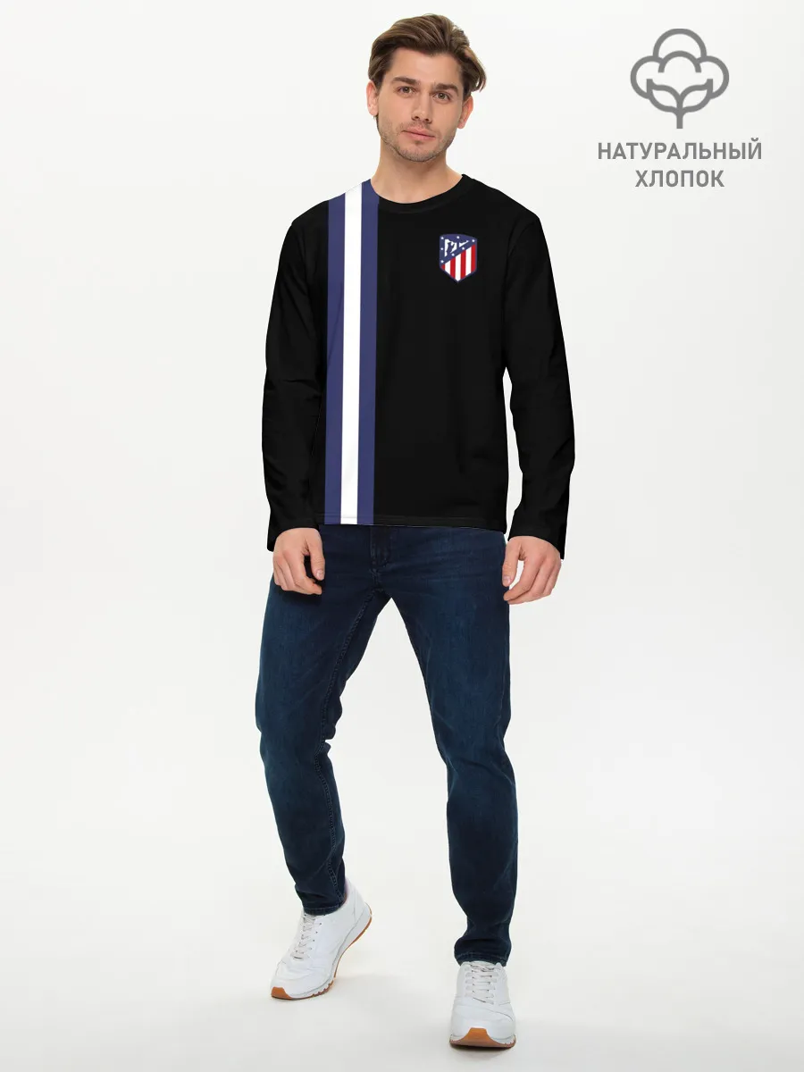 Мужской лонгслив базовый / Атлетико Мадрид