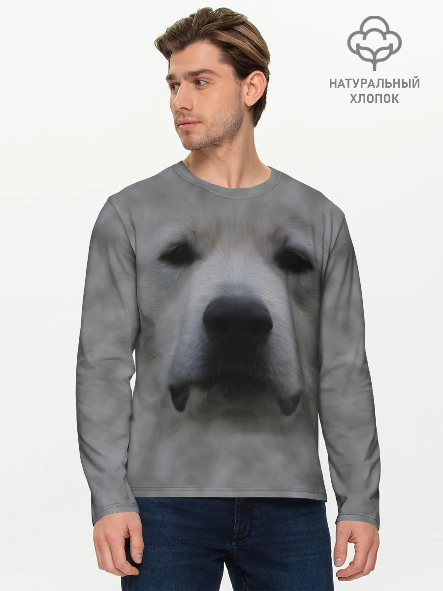 Мужской лонгслив базовый / Лабрадор