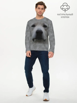 Мужской лонгслив базовый / Лабрадор