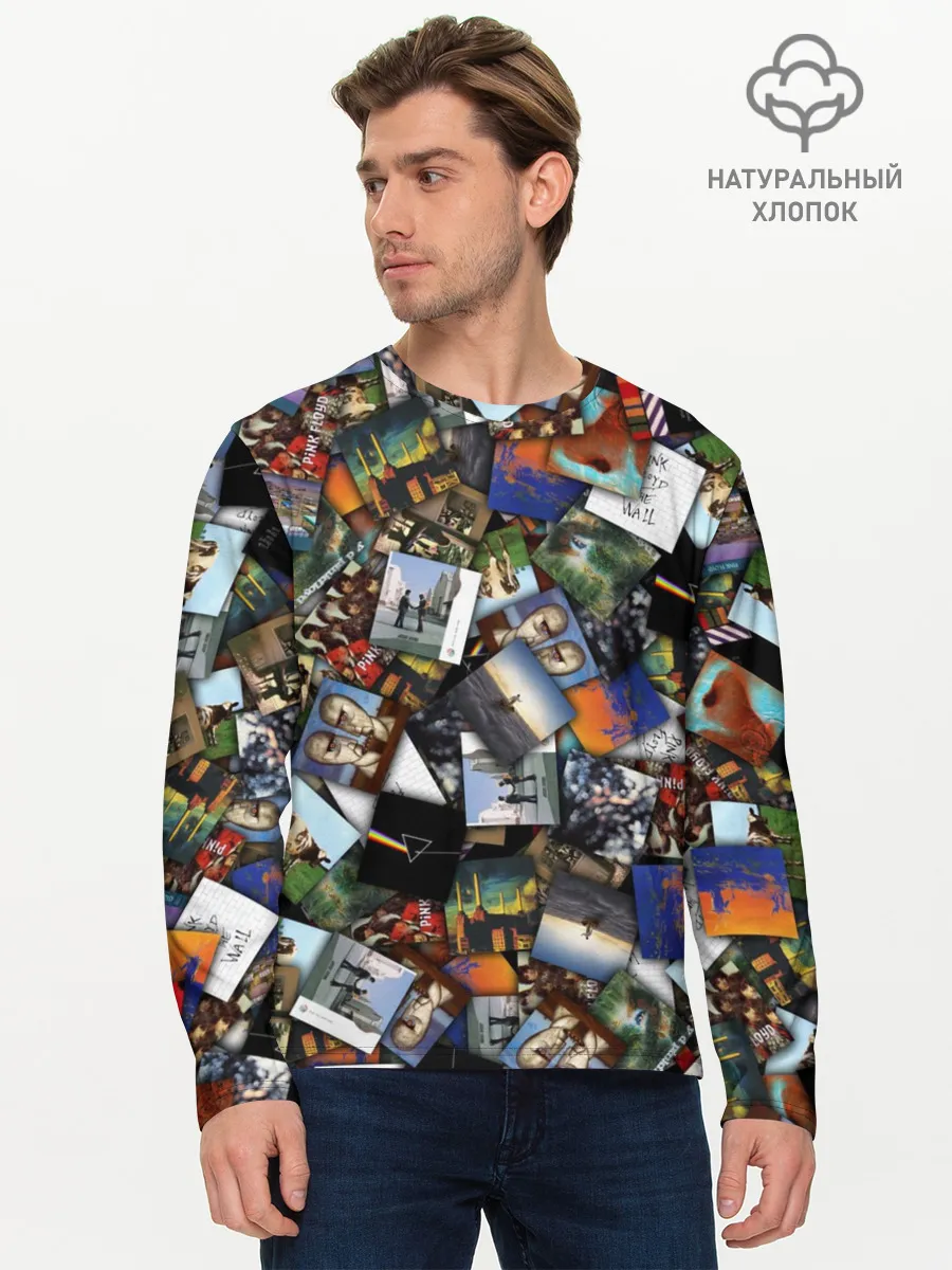 Мужской лонгслив базовый / Pink Floyd. Дискография