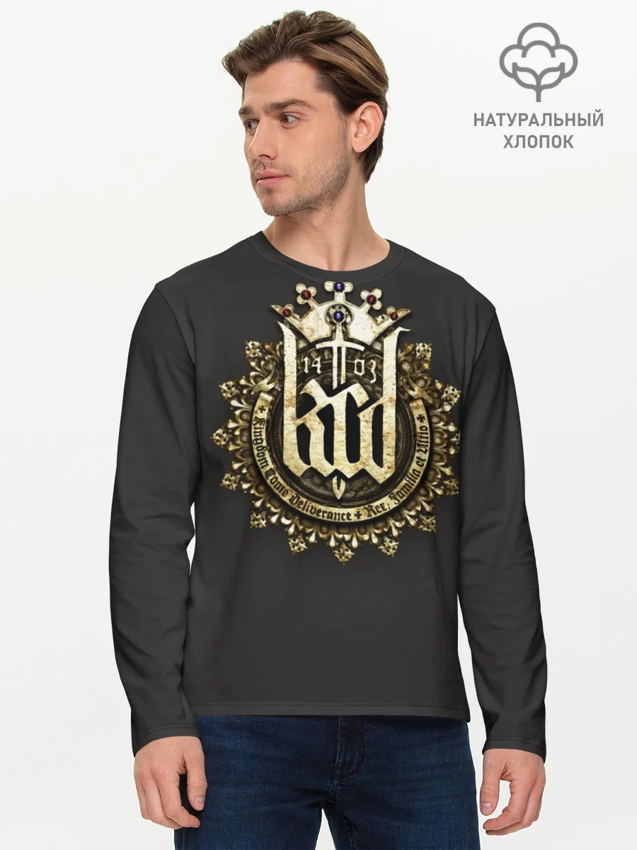 Мужской лонгслив базовый / Kingdom come deliverance