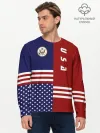 Мужской лонгслив базовый / USA