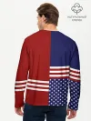 Мужской лонгслив базовый / USA